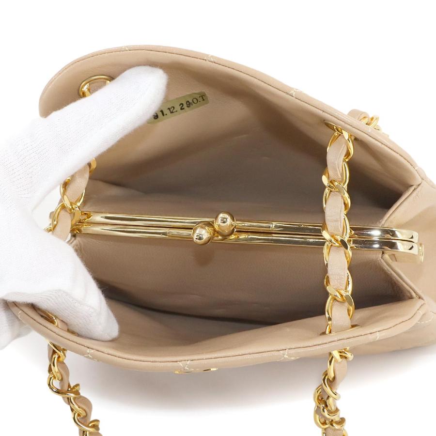 CHANEL（シャネル） 新品同様 マトラッセ がま口 チェーン ショルダー