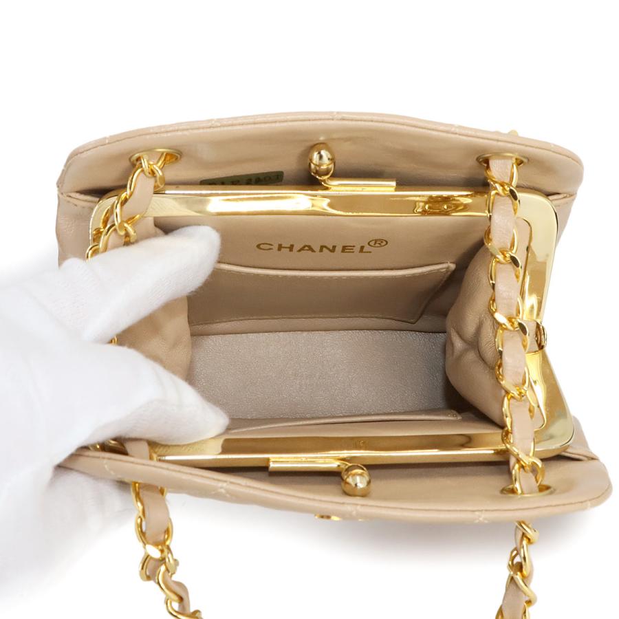 CHANEL（シャネル） 新品同様 マトラッセ がま口 チェーン ショルダー