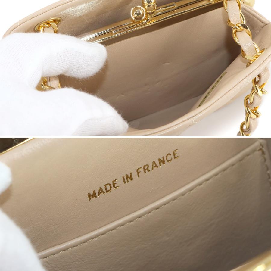 CHANEL（シャネル） 新品同様 マトラッセ がま口 チェーン ショルダー