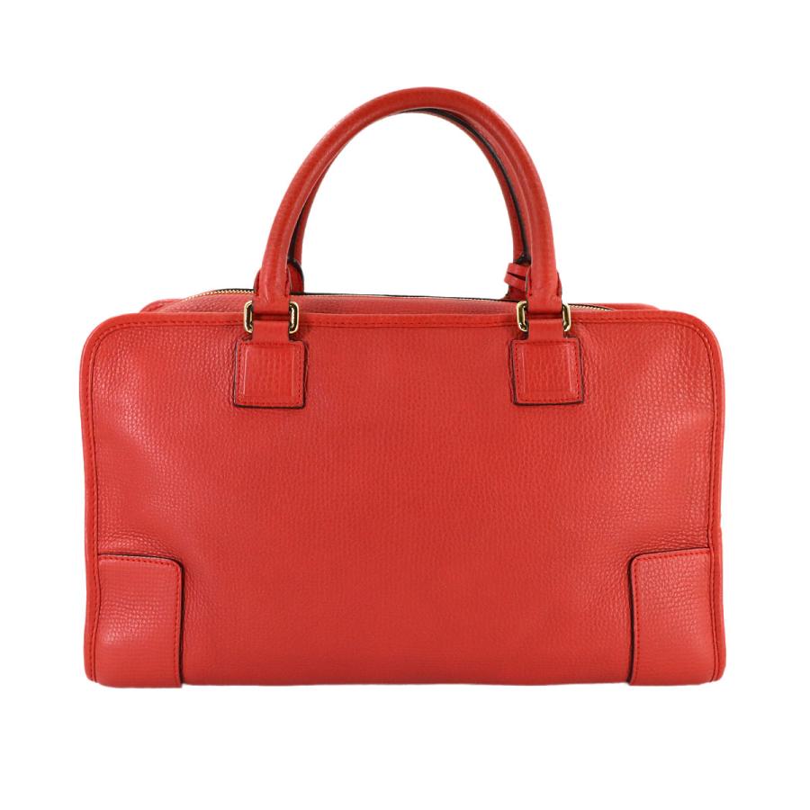 ロエベ LOEWE アマソナ 36 ハンド バッグ レザー レッド 352.45.A22 ゴールド 金具 Amazona 36 90308453の画像