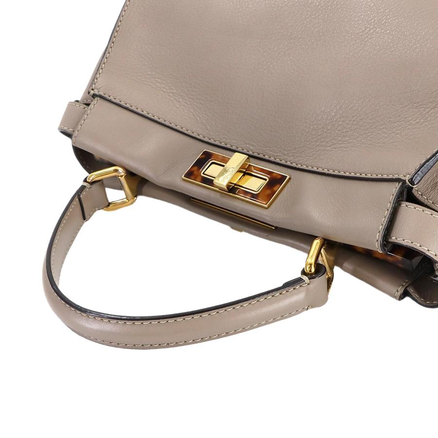 FENDI フェンディ ピーカブー セレリア ショルダーバッグ カーフ 