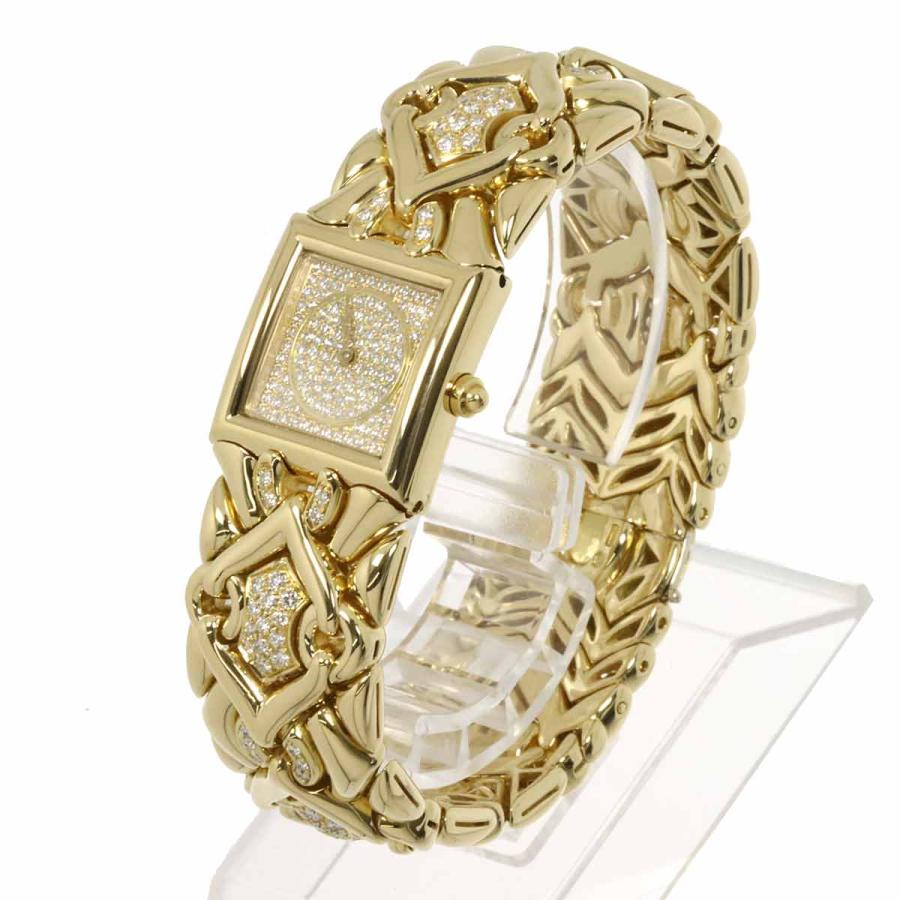 ブルガリ トリカ BJ06 WG シルバー クオーツ レディース 41100092398【中古】【アラモード】 BVLGARI（ブルガリ） トリカ BJ06 レディース 腕時計 ダイヤ ゴールド
