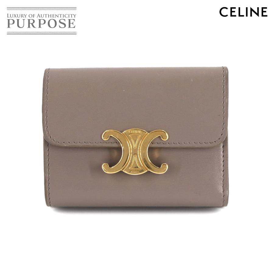 CELINE（セリーヌ） トリオンフ コンパクト ウォレット 三つ折り 財布 