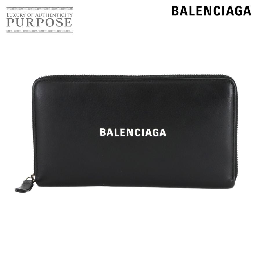 新品未使用　バレンシアガ ラウンドファスナー 長財布 エブリデイ 黒 BALENCIAGA（バレンシアガ） エブリデイ ラウンドファスナー 長財布