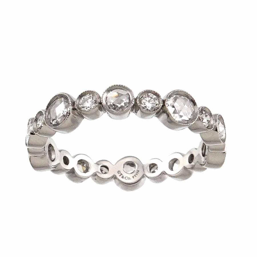 TIFFANY&Co.（ティファニー） コブルストーン 15.5号 リング ダイヤ Pt