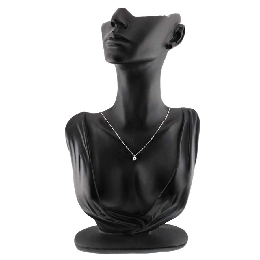 ティファニー TIFFANY&CO. ソリティア ダイヤ 0.30ct H/VS2/3EX ネックレス 40cm Pt プラチナ Necklace【鑑定書付き】 90309402