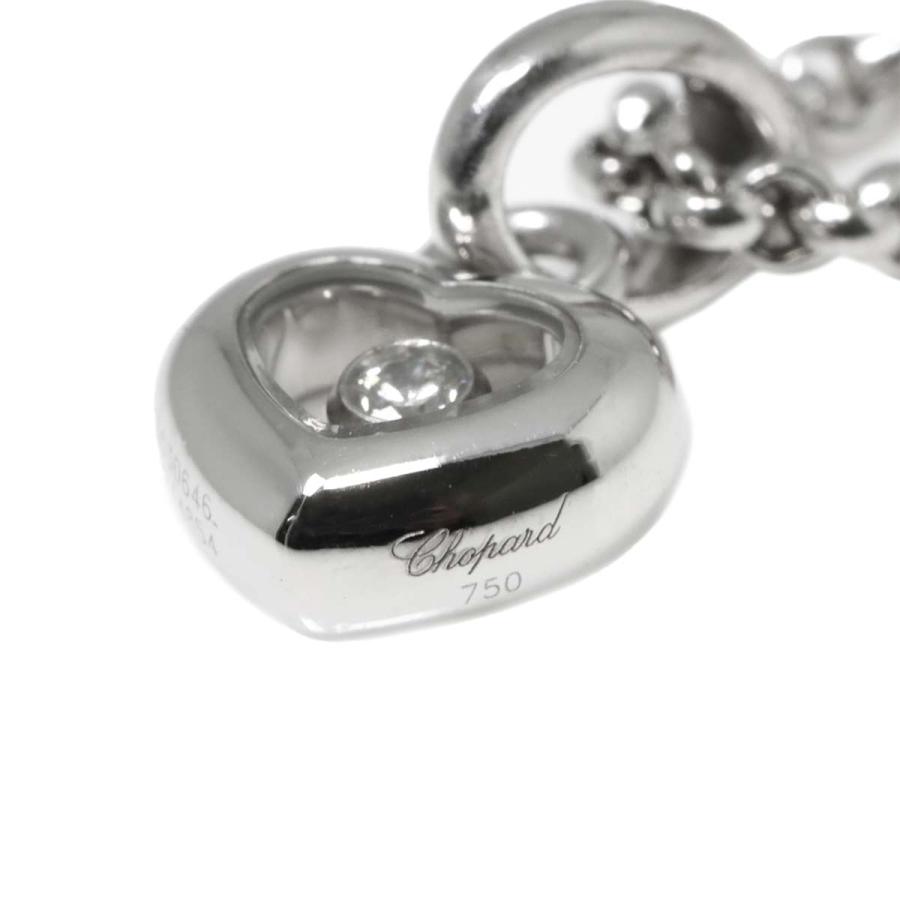 Chopard（ショパール） ハッピーダイヤ ハート ネックレス 42cm K18 WG