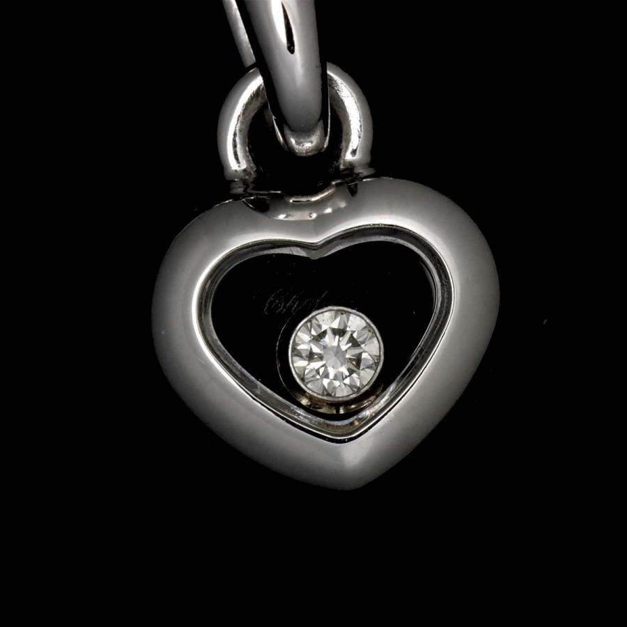 Chopard（ショパール） ハッピーダイヤ ハート ネックレス 42cm K18 WG