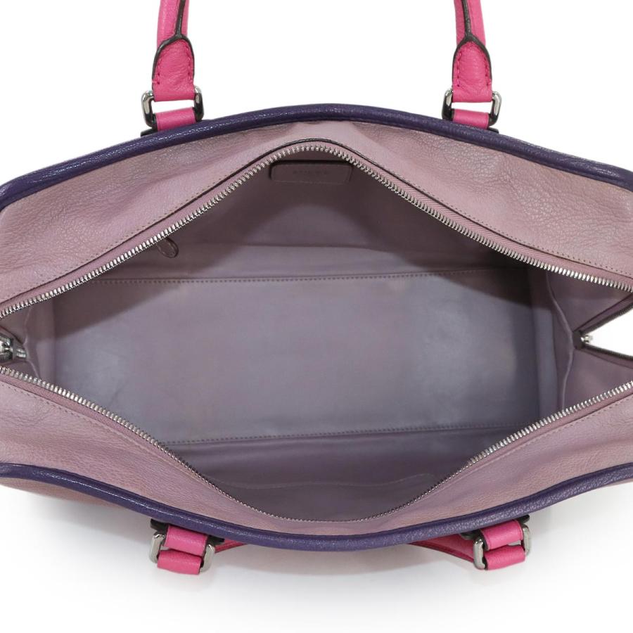 LOEWE（ロエベ） アマソナ 36 ハンド バッグ レザー ピンク パープル