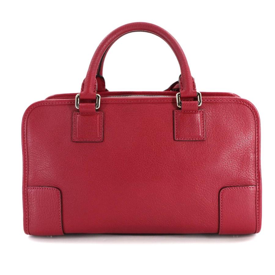 LOEWE（ロエベ） 美品 アマソナ 28 ハンド バッグ レザー レッド
