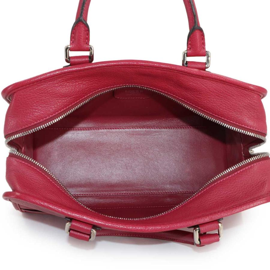 LOEWE（ロエベ） 美品 アマソナ 28 ハンド バッグ レザー レッド