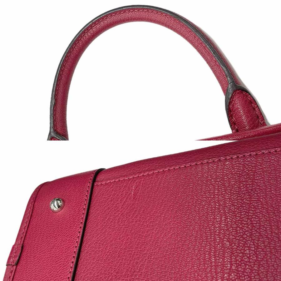 LOEWE（ロエベ） 美品 アマソナ 28 ハンド バッグ レザー レッド