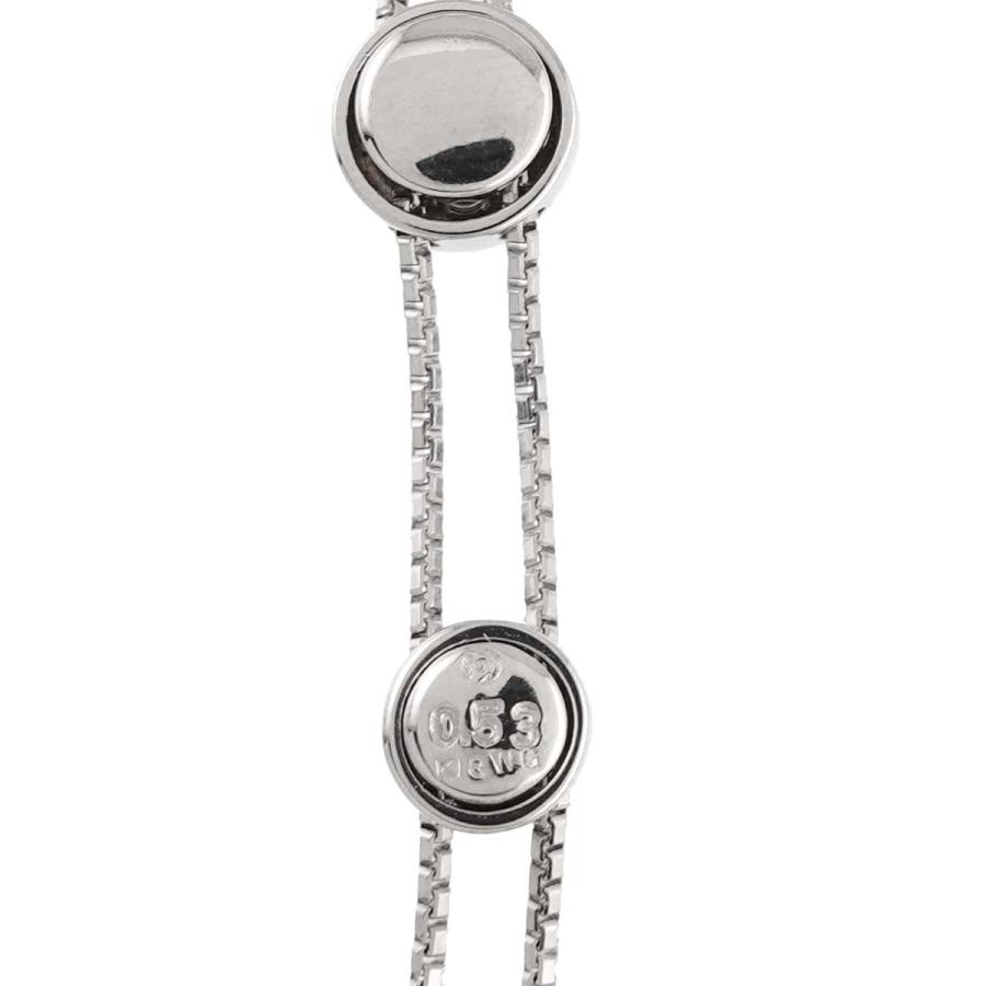 タサキ TASAKI トリロジー ダイヤ 0.53ct ネックレス 51cm K18 WG ホワイトゴールド 750 田崎真珠 Necklace【証明書付き】 90310379_3