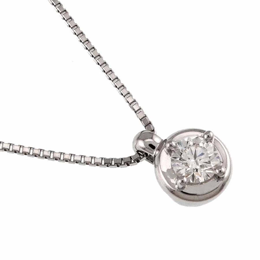 TASAKI（タサキ） ダイヤ 0.18ct ネックレス 45cm K18 WG ホワイト