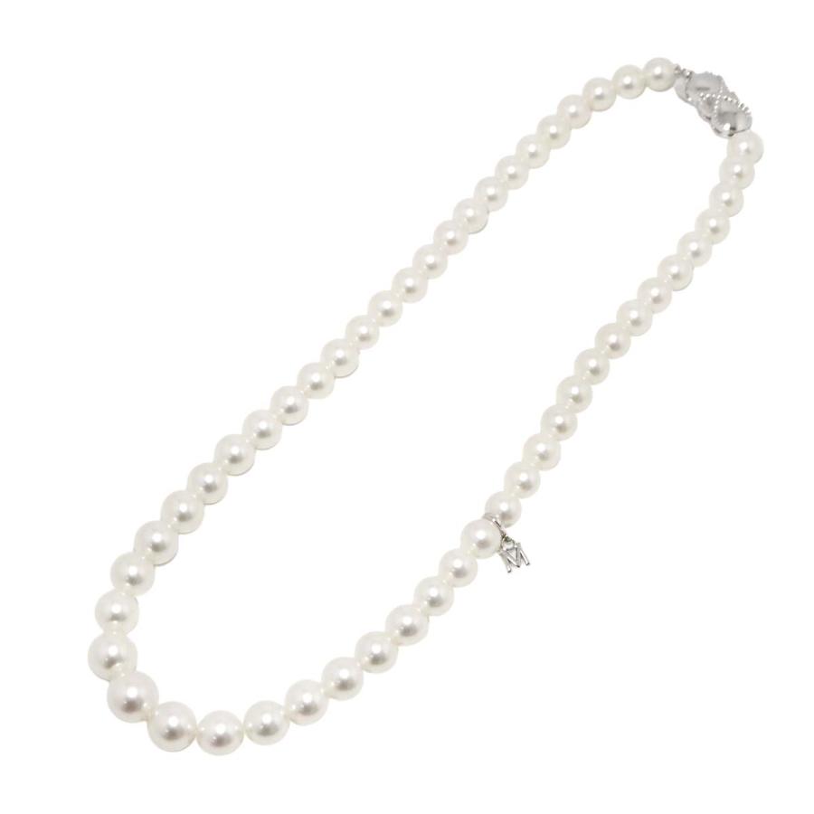 MIKIMOTO（ミキモト） アコヤ真珠 8.7-6.4mm ネックレス 36cm SV 