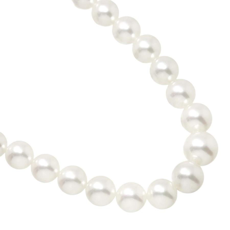 MIKIMOTO（ミキモト） アコヤ真珠 8.7-6.4mm ネックレス 36cm SV 