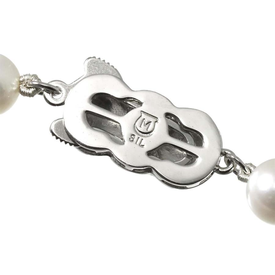 MIKIMOTO（ミキモト） アコヤ真珠 8.7-6.4mm ネックレス 36cm SV 