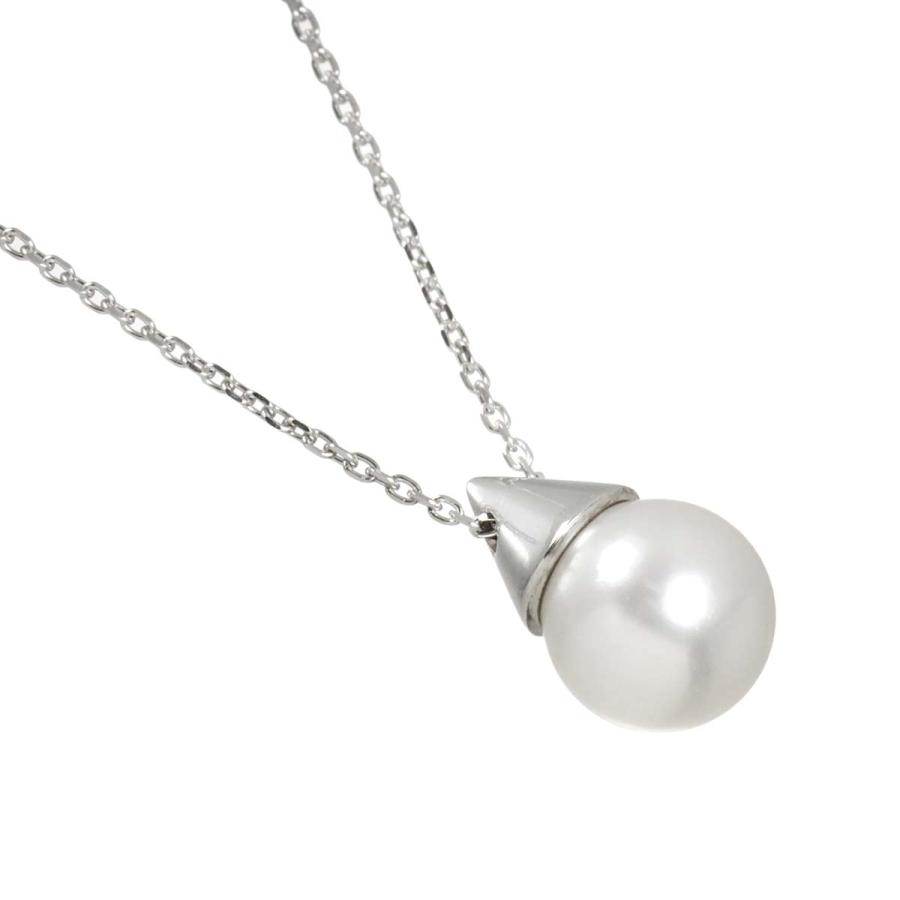 TASAKI（タサキ） アコヤ真珠 7.0mm ネックレス 42cm K18 WG ホワイト 