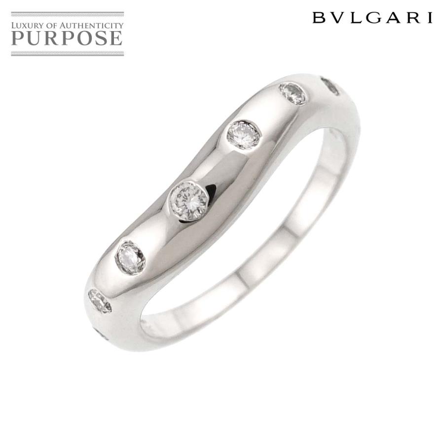 BVLGARI（ブルガリ） コロナ 10号 リング ダイヤ 7P Pt プラチナ 指輪