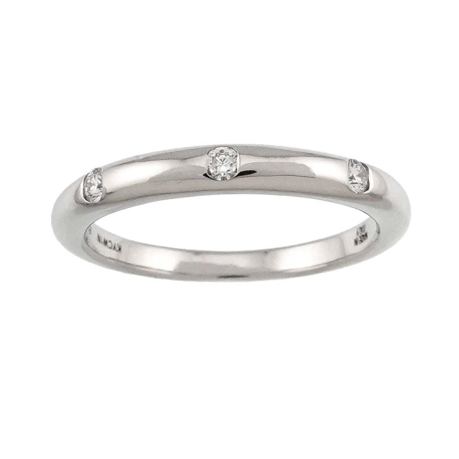 新品同様 ブルガリ ダイヤ7石 Pt フェディリング 6.5号 新仕上げ済み BVLGARI（ブルガリ） フェディ 7号 リング ダイヤ 3P Pt プラチナ 指輪
