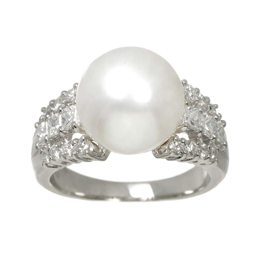 TASAKI（タサキ） TASAKI 13号 リング 白蝶真珠 11.1mm ダイヤ 0.72ct 