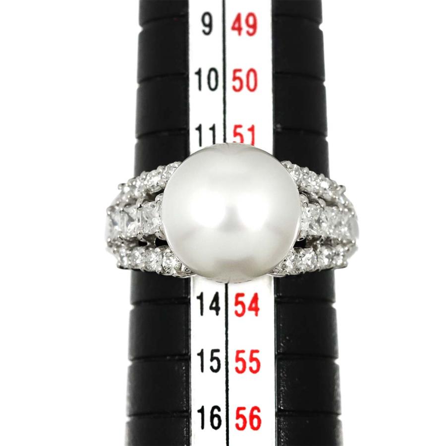 TASAKI（タサキ） TASAKI 13号 リング 白蝶真珠 11.1mm ダイヤ 0.72ct 