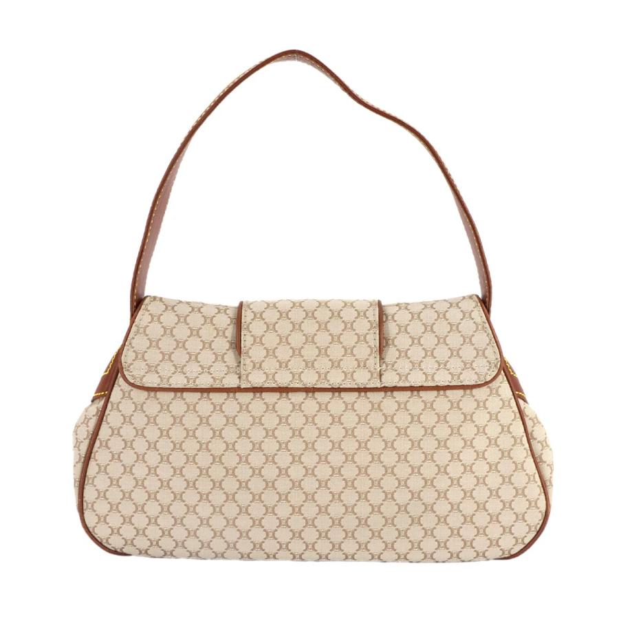 CELINE（セリーヌ） 新品同様 マカダム ハンド バッグ キャンバス 
