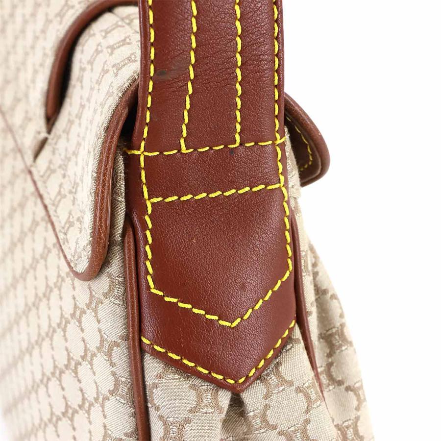 CELINE（セリーヌ） 新品同様 マカダム ハンド バッグ キャンバス