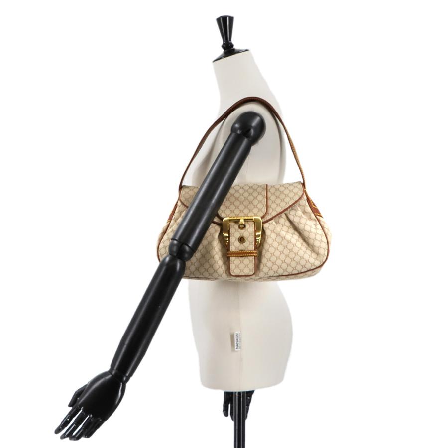 CELINE（セリーヌ） 新品同様 マカダム ハンド バッグ キャンバス