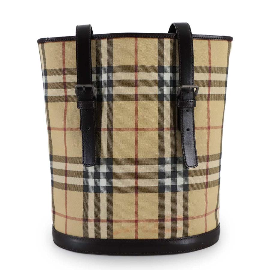 BURBERRY（バーバリー） 美品 ノバチェック トート バッグ PVC レザー