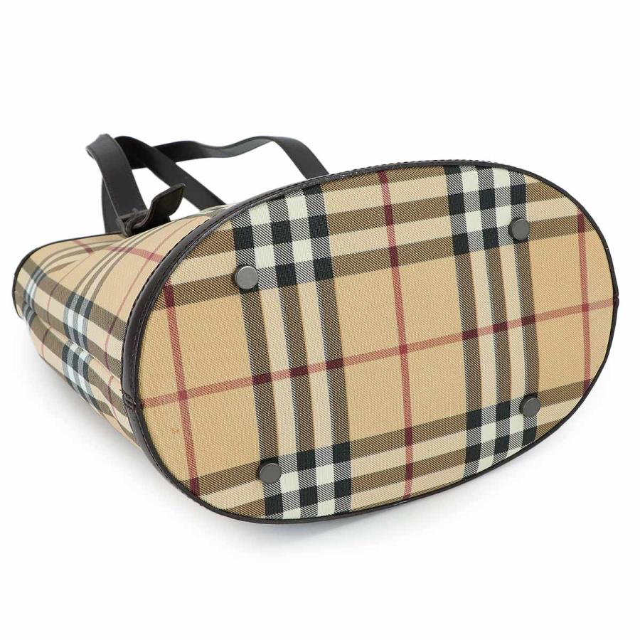 BURBERRY（バーバリー） 美品 ノバチェック トート バッグ PVC レザー
