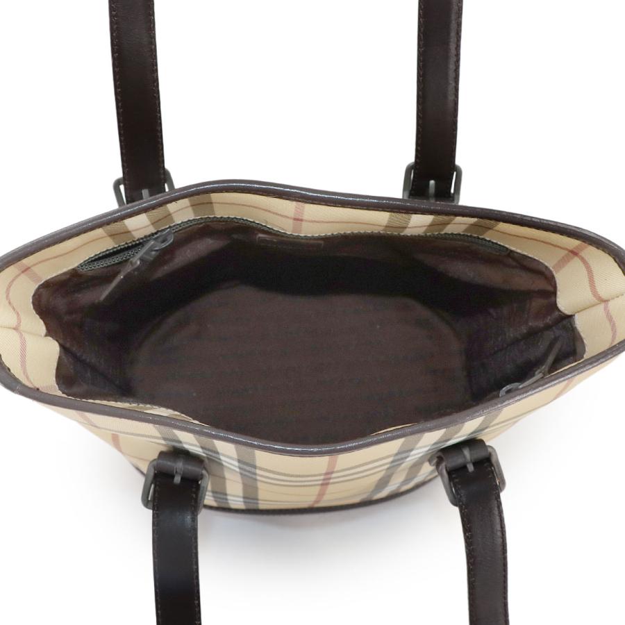 BURBERRY（バーバリー） 美品 ノバチェック トート バッグ PVC レザー