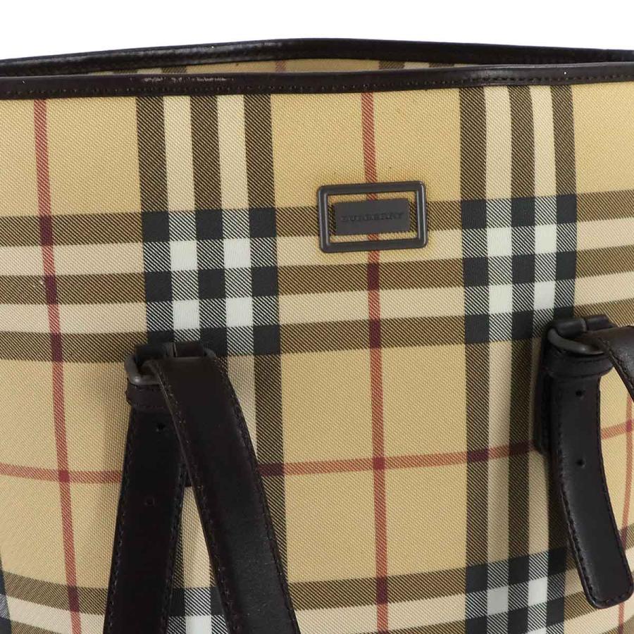 BURBERRY（バーバリー） 美品 ノバチェック トート バッグ PVC レザー