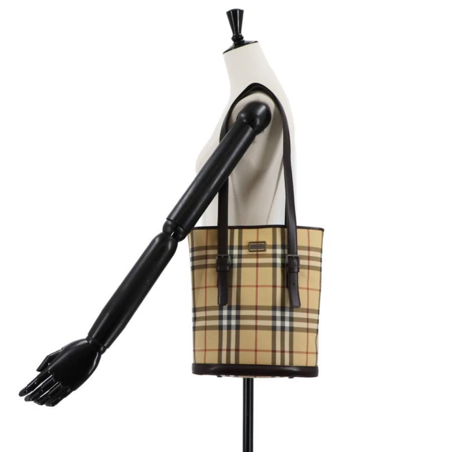 BURBERRY（バーバリー） 美品 ノバチェック トート バッグ PVC レザー