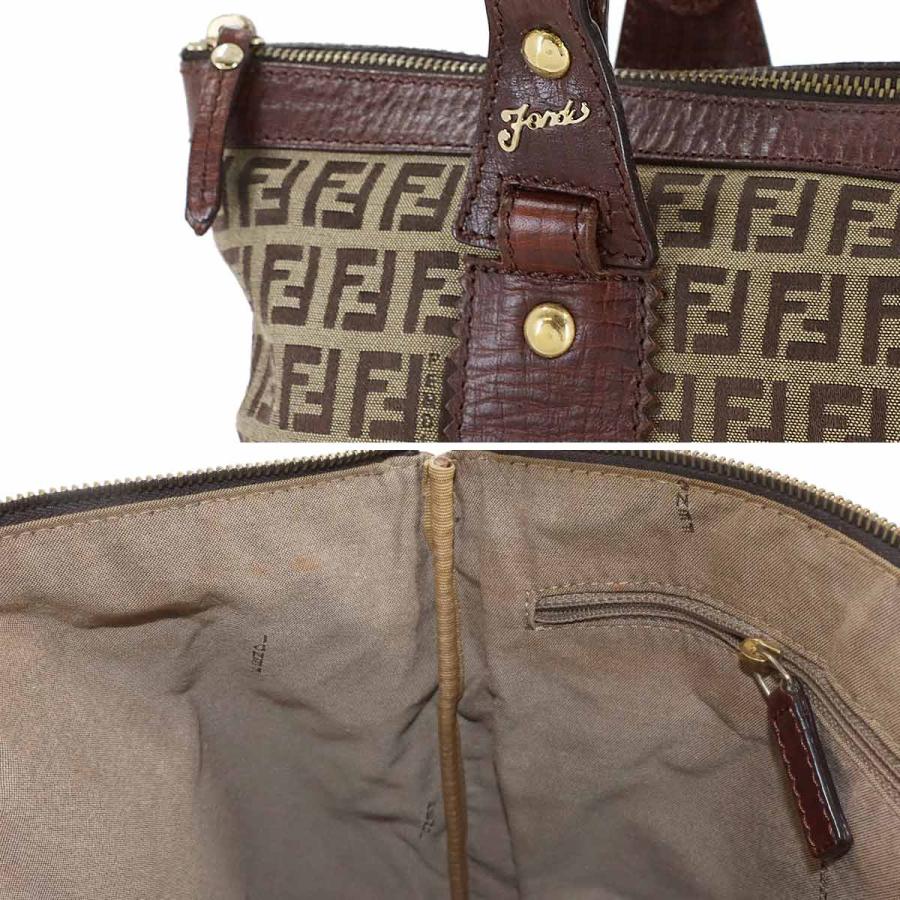 FENDI（フェンディ） 美品 ズッキーノ トート バッグ キャンバス 