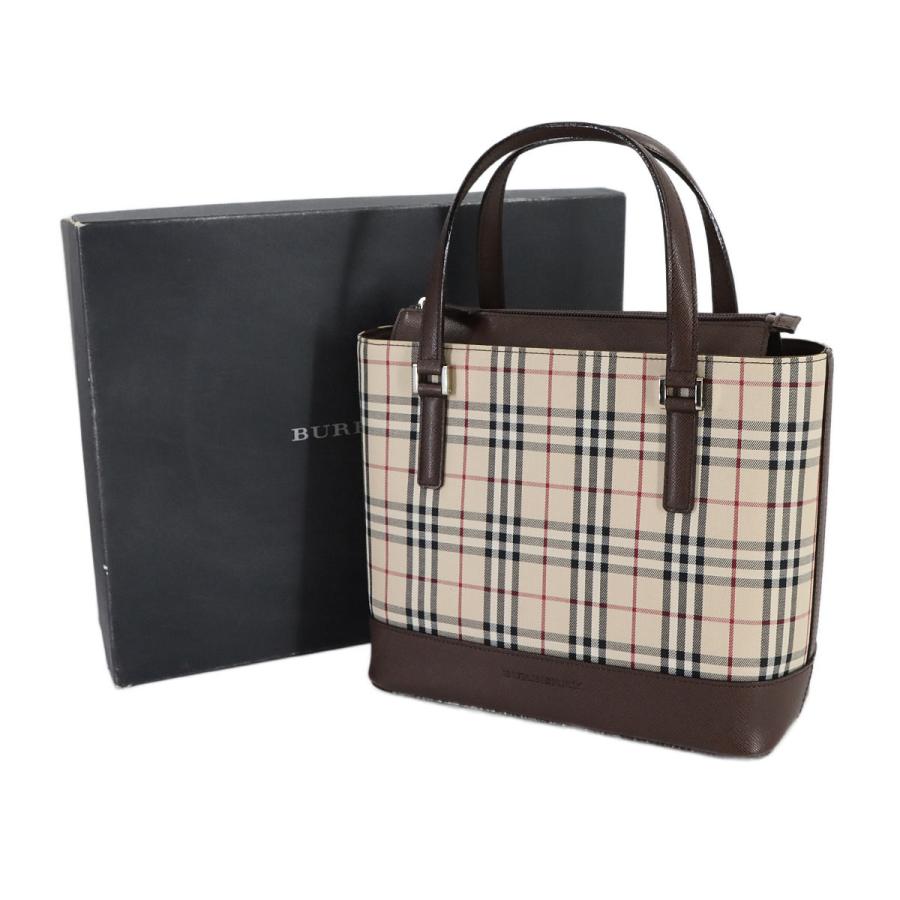 BURBERRY（バーバリー） 新品同様 ノバチェック ハンド バッグ