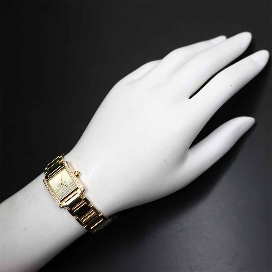 Cartier（カルティエ） タンクフランセーズSM WE1023R8 ベゼル ダイヤ