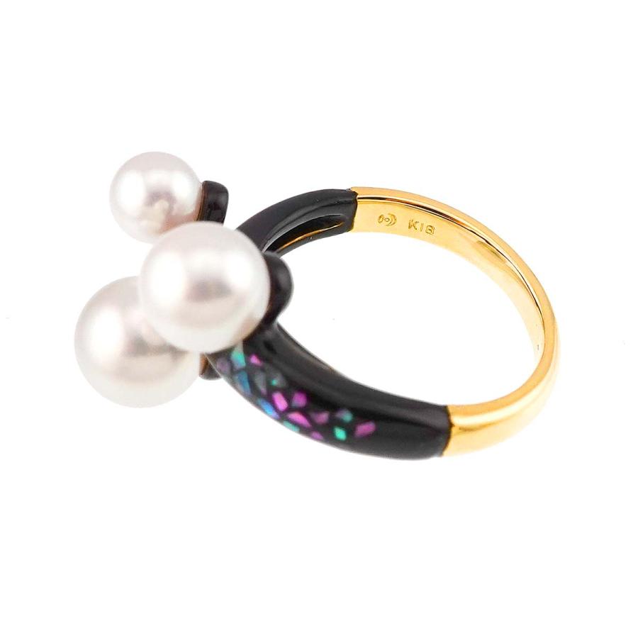 TASAKI（タサキ） TASAKI 13号 リング アコヤ真珠 7.6-5.4mm エナメル 