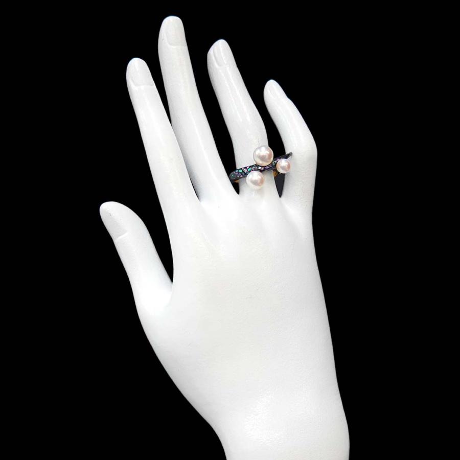TASAKI（タサキ） TASAKI 13号 リング アコヤ真珠 7.6-5.4mm エナメル 