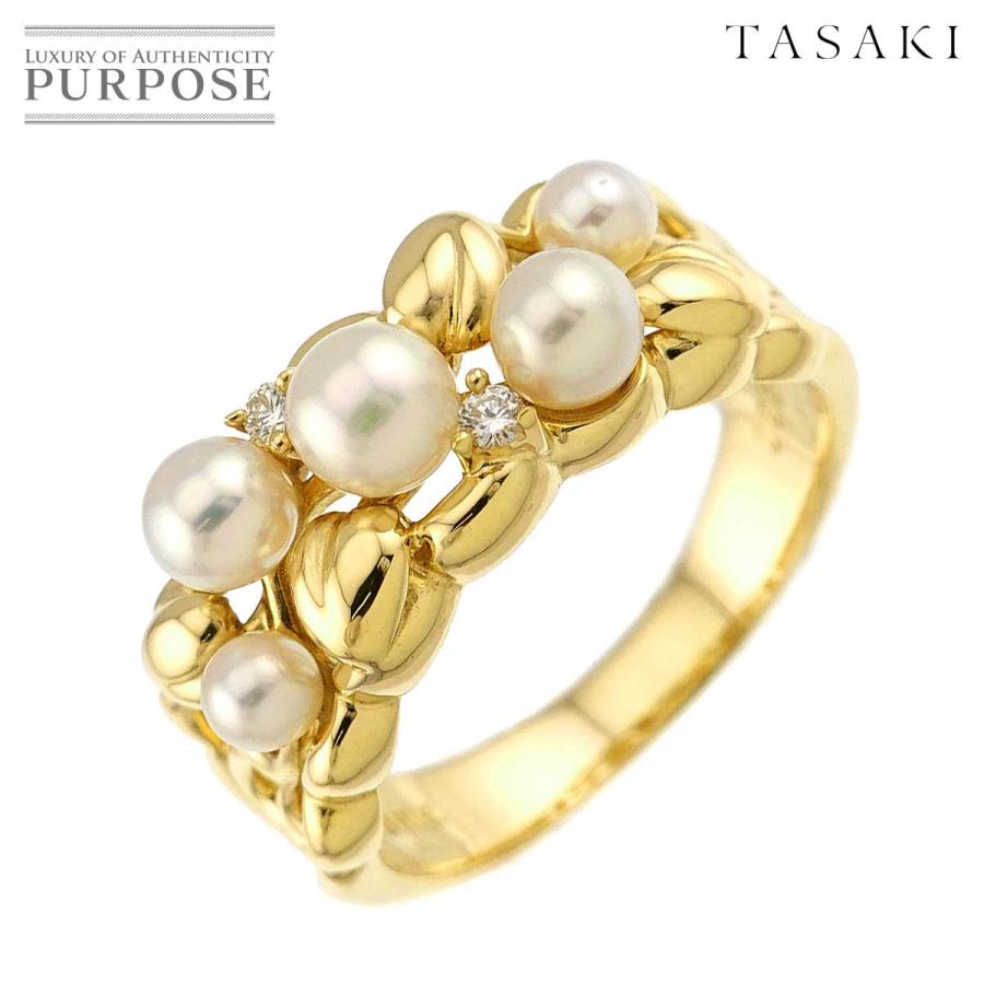 TASAKI（タサキ） TASAKI 11号 リング ベビーパール 4.3-3.0mm ダイヤ 