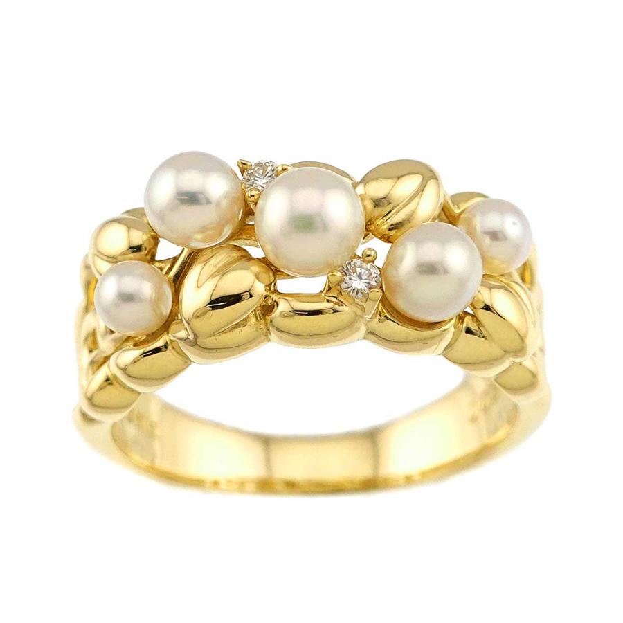 TASAKI（タサキ） TASAKI 11号 リング ベビーパール 4.3-3.0mm ダイヤ 