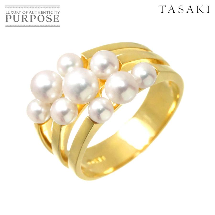 TASAKI（タサキ） TASAKI 15号 リング ベビーパール 5.0-3.4mm K18 YG