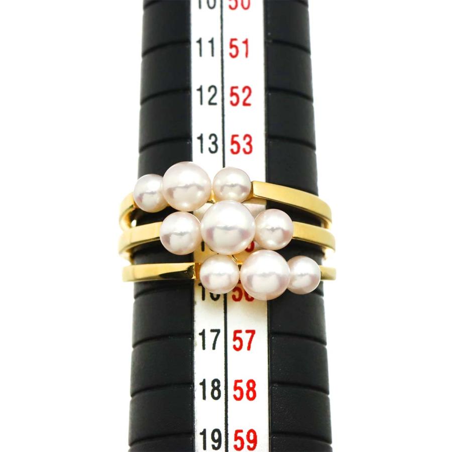 TASAKI（タサキ） TASAKI 15号 リング ベビーパール 5.0-3.4mm K18 YG