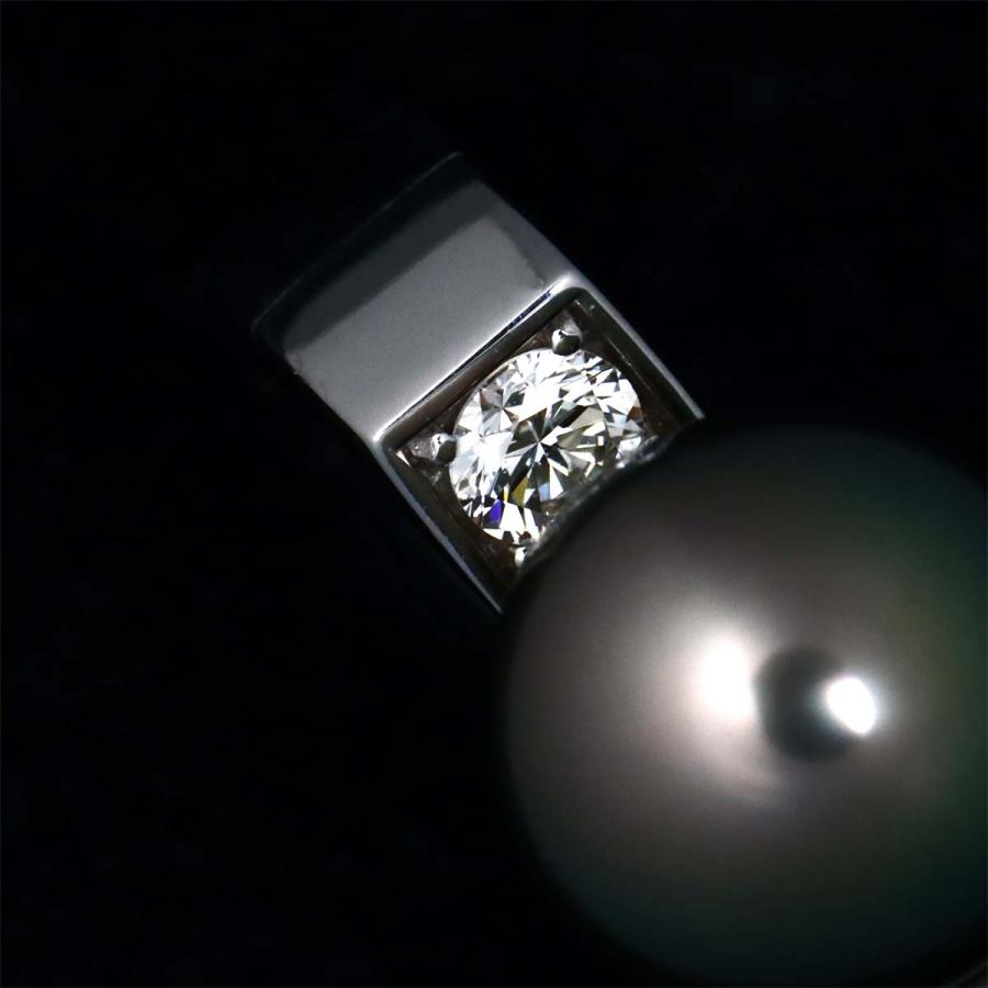 ミキモト　MIKIMOTO リング　11号 MIKIMOTO（ミキモト） MIKIMOTO 11号 リング 黒蝶真珠 9.0mm ダイヤ