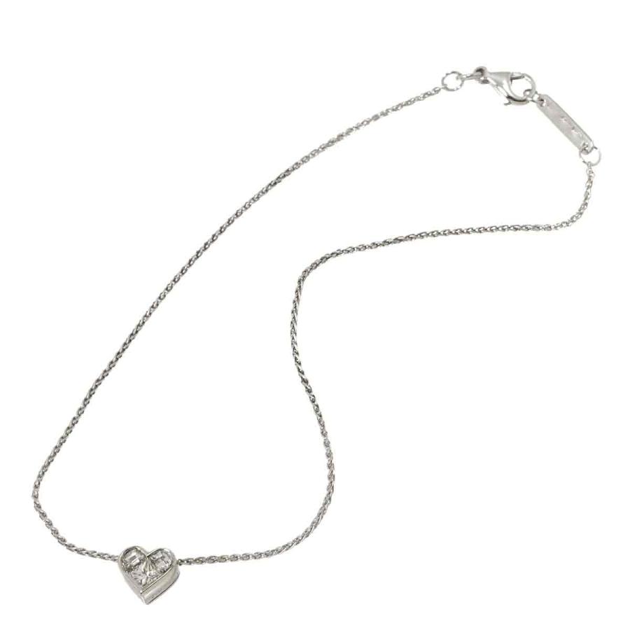 ブルガリ BVLGARI クオーレ ハート ダイヤ アンクレット ブレスレット 24cmK18 WG ホワイトゴールド 750 Diamond Bracelet 90311353