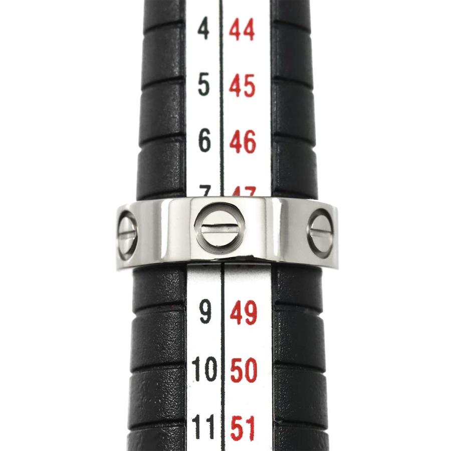 Cartier（カルティエ） ラブ クラシック #48 リング K18 WG ホワイト