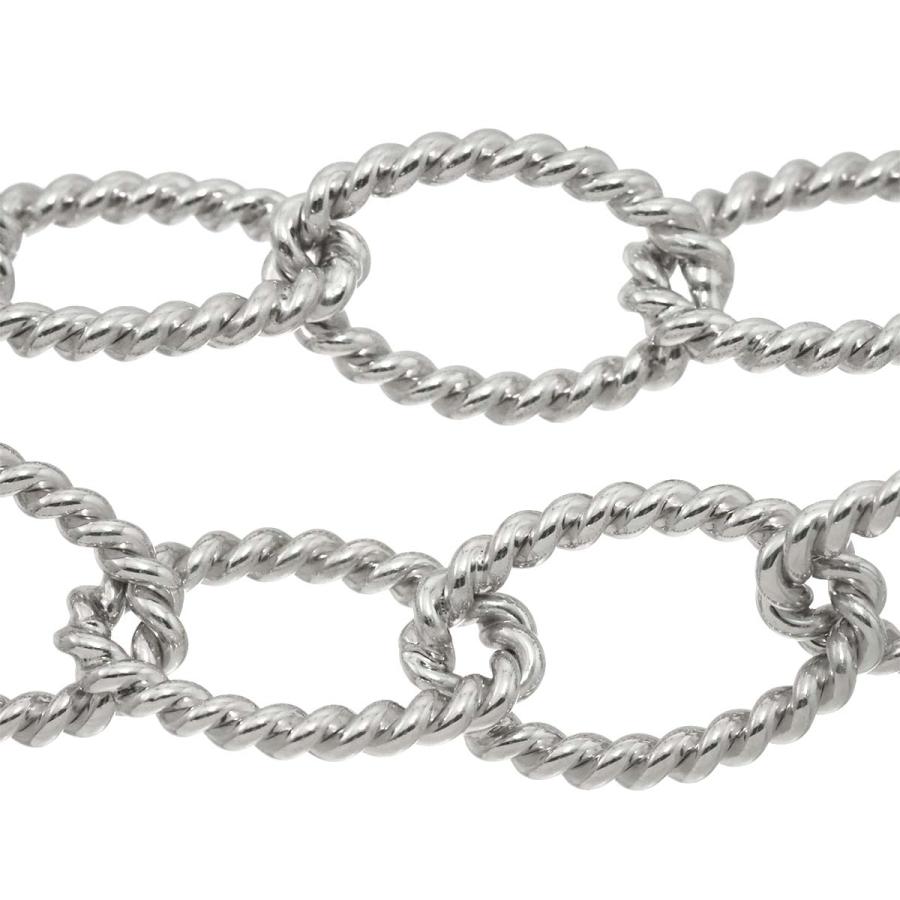 【約41cm】ティファニー 喜平チェーン ネックレス SV925 TIFFANY&Co.（ティファニー） ツイスト チェーン ネックレス 45cm SV