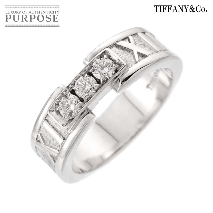 ティファニーアトラスリング TIFFANY&Co.（ティファニー） アトラス 8.5号 リング ダイヤ K18 WG