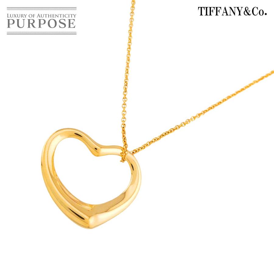 TIFFANY&Co.（ティファニー） オープンハート 幅22mm ネックレス 40cm 