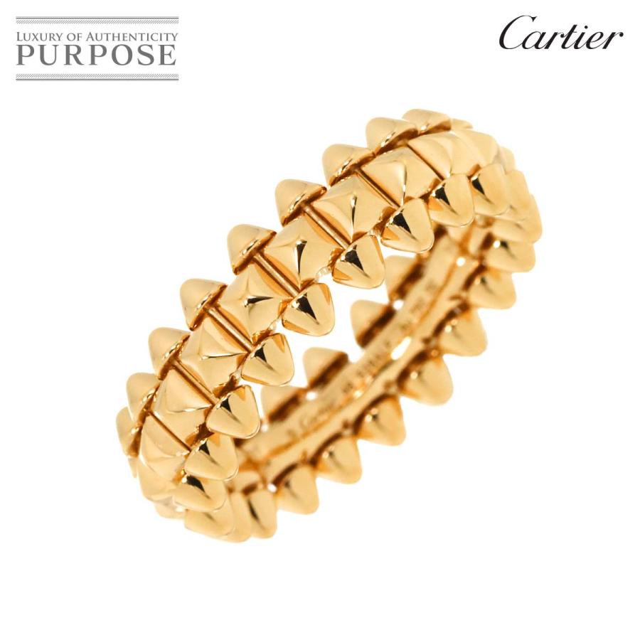 Cartier（カルティエ） クラッシュ ドゥ #48 リング SM K18 PG ピンク